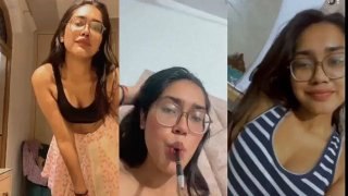 Indian Cute Girl Stripping on Webcam